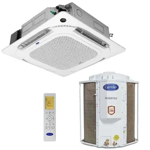 Ar Condicionado Split Cassete Carrier 4 Vias 36000 BTUs Frio Inverter 220V Monofásico 38CCVD36515MC