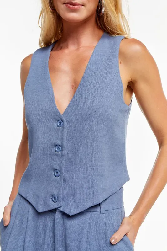 COLETE FRAN AZUL - 40