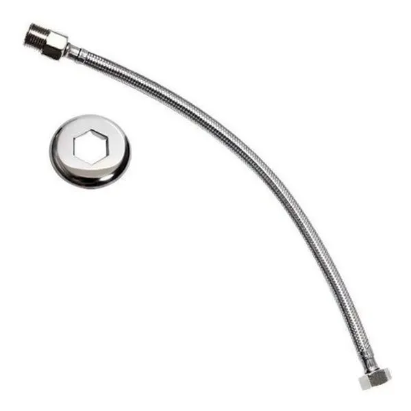 Engate Flexível Rabicho Fêmea X Macho 50cm 1-2 para Torneira Resistente em Aço Inox OEM Engate Flexível Rabicho Fêmea X Macho 50CM 1-2 para Ligação Resistente em Aço Inox Inox OEM