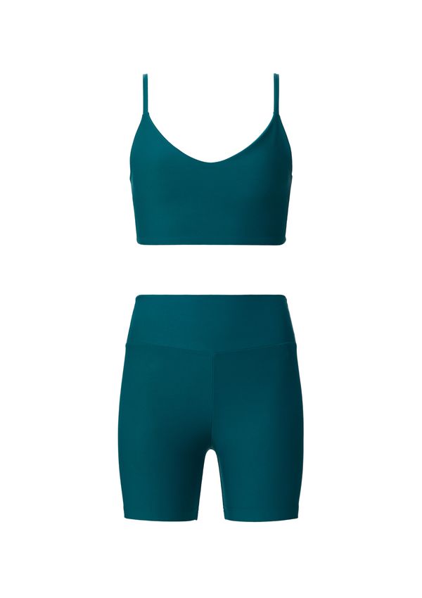 Kit Top E Bermuda Esportiva Proteção UV - Verde XP