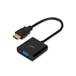 Cabo Adaptador Conversor HDMI para VGA 25cm Preto