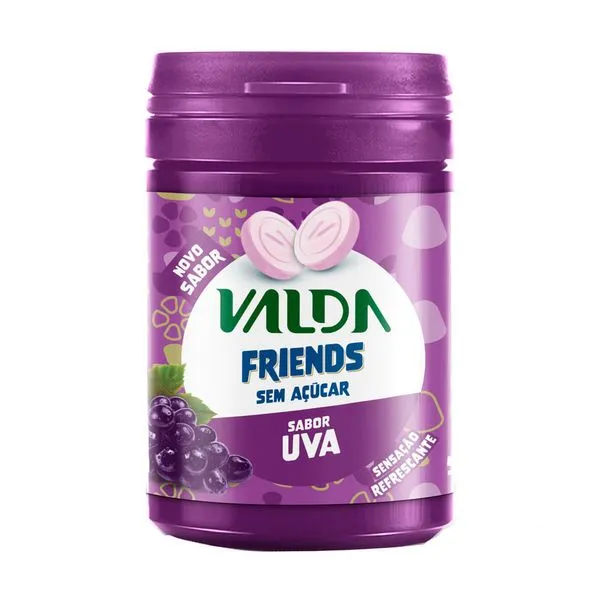 PASTILHA VALDA POTE FRIENDS UVA 50G