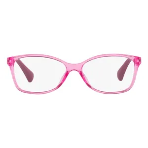 Armação de Óculos de Grau Miraflex MF4019 Feminino Retangular Acetato Rosa