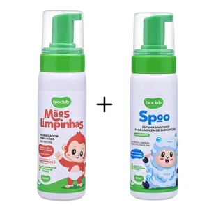 Kit Higienizador Mãos Limpinhas + Multiuso Spoo - Bioclub