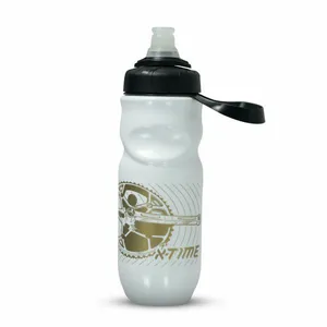 Garrafa garrafinha Caramanhola bike X-Time Fast 650 ml nylon Preto