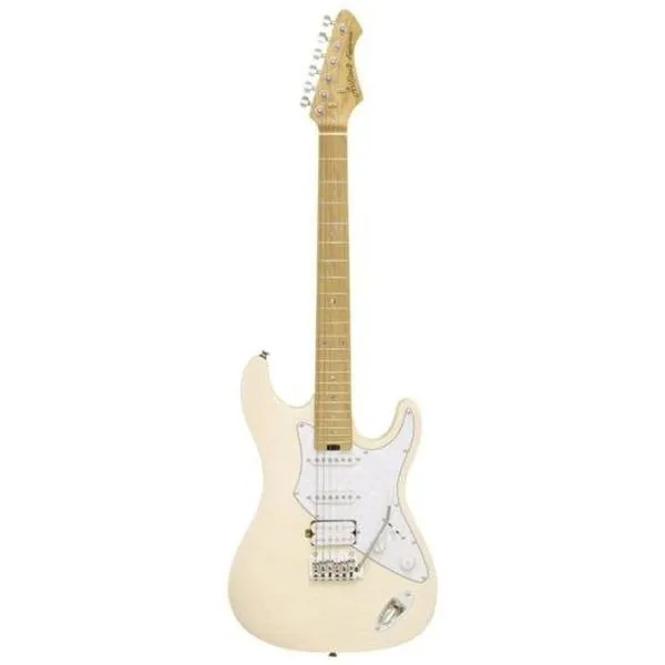 Guitarra Elétrica Pro II 714-MK2 Fullerton com Captadores Alnico-5 e Ponte Wilkinson Marble White Aria Guitars Guitarra Elétrica Pro II 714-MK2 Fullerton com Captadores Alnico-5 Marble White Aria Guitars