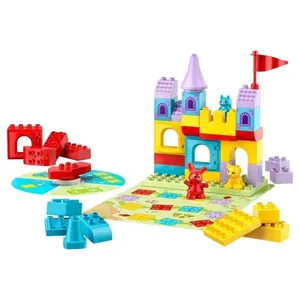 Jogo de Tabuleiro Castelo de Hopsy 2 em 1 com 47 Peças para Crianças Lego Duplo Jogo de Tabuleiro Castelo de Hopsy 2 em 1 com 47 Peças Lego Duplo