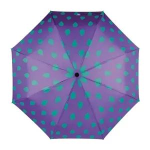 Sombrinha Mor Fun - Gota em Poliéster 1,10M Roxo Telescópica Dobrável com Haste em Aço e Cabo Emborrachado Adulto Sombrinha Mor Fun - Gota em Poliéster 1,10M Roxo Telescópica Dobrável com Haste em Aço Adulto