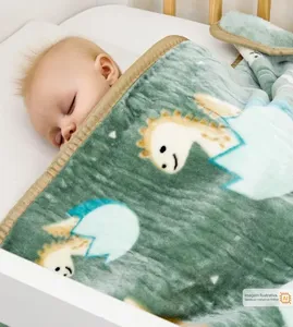 Cobertor Bonno Baby 90 x 110 cm Dinho Verde