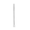 Garfo De Metal 3 Pontas para churrasco 40 Cm