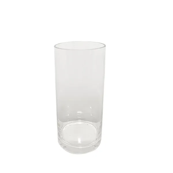 Vaso Decorativo Tubo Vidro Transparente 12x30cm EH511981 - Brascontinental