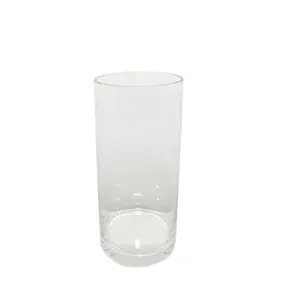 Vaso Decorativo Tubo Vidro Transparente 12x30cm EH511981 - Brascontinental