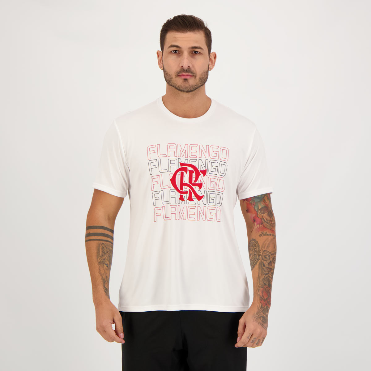 Camisa Flamengo Drump Branca