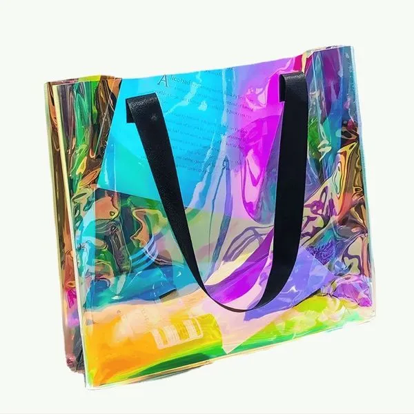 Ecobag Top BA-52227 Polietileno 30x33cm Espelhado Unissex Ecobag Top BA-52227 Polietileno 30x33cm Espelhado