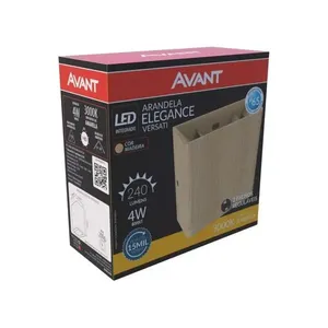 Arandela Versat, 4w, 3000k-luz Amarela, Bivolt, Avant