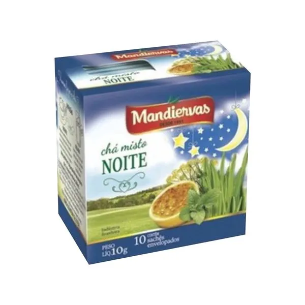 Cha Mandiervas Noite Com 10 Saches