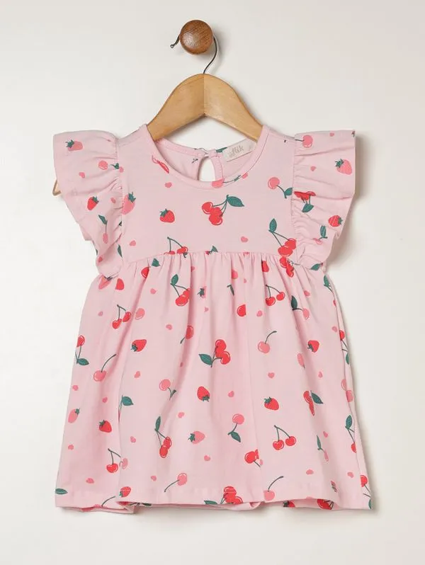 Vestido Cotton Infantil Para Menina - ROSA M