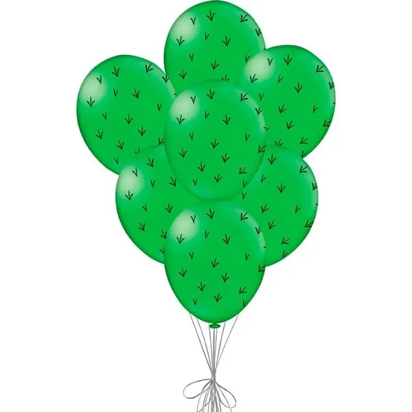 Decoração de Festa Junina Balão Cacto Verde 25 Bexigas 9 Polegadas de Alta Qualidade -