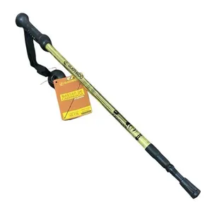 Bastão de Caminhada Trilha Anti-Shock Duralumínio Altura Ajustável Amarelo Nautika Bastão de Caminhada Trilha Anti-Shock Duralumínio Amarelo Nautika