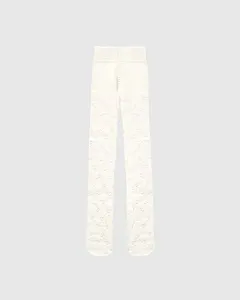 Meia-Calça Menina Corações Em Tricô - Carinhoso Off White - P