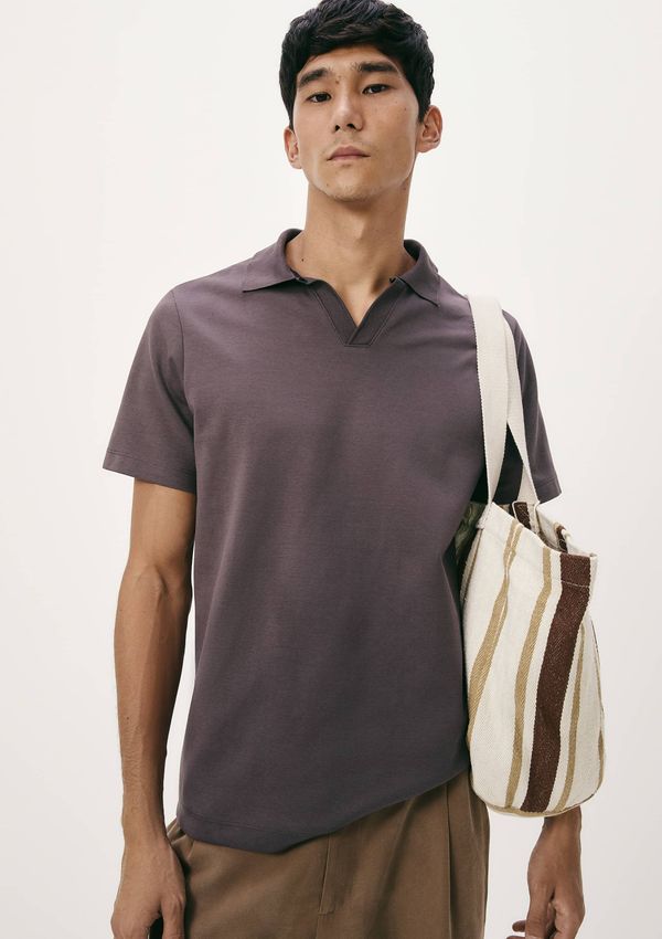 Camisa Polo Masculina Comfort Manga Curta - Azul G