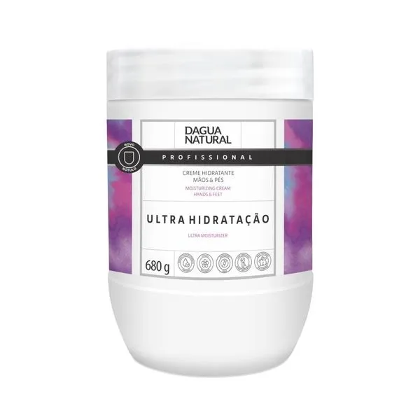 Creme Hidratante Mãos e Pés D'agua Natural Semente de Uva 680g Creme Hidratante Mãos e Pés Dagua Natural Semente de Uva 680g