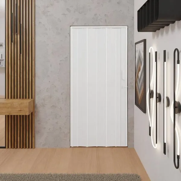 Porta Sanfonada De Pvc 84x210cm Bariri - Tk
