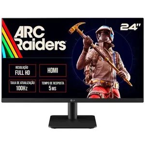 Monitor Gamer LG 24MS500-B Tela IPS Full HD 1920x1080 100Hz 5ms HDMI 24" Preto Monitor Gamer LG 24MS500-B IPS Full HD 1920x1080 100Hz 24" Preto