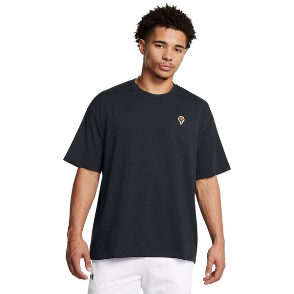 Camiseta Masculina Under Armour Embroidered Flower P Preto