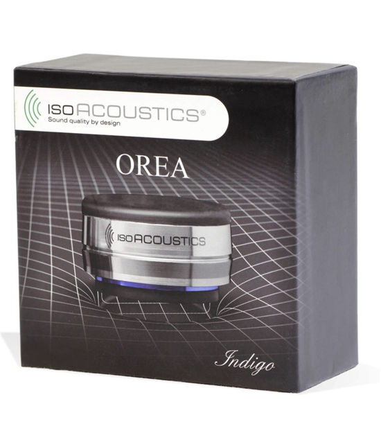 OREA Indigo IsoAcoustics Elimina vibrações Para DACs, CD players, Alto-falantes e Toca-Discos - Unidade