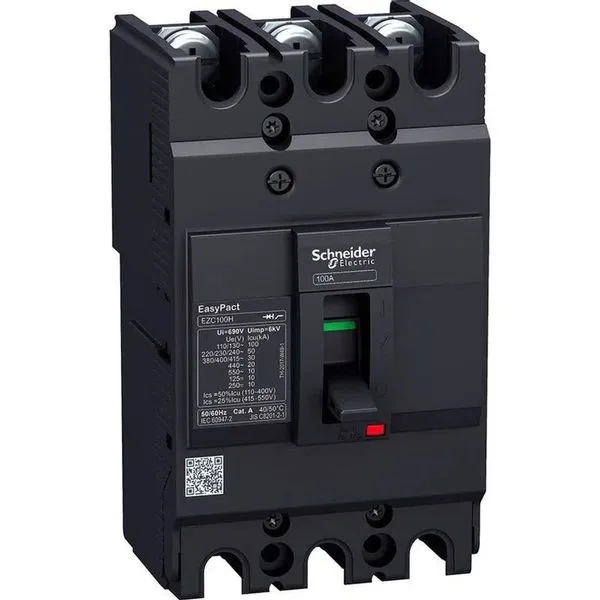 Disjuntor Caixa Moldada 60a 3p Ezc100n3060 60a 3p
