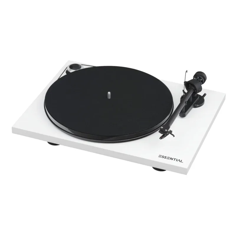Toca Discos Pro-Ject Essential III Phono DC + OM10 ( White )