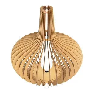 Luminária De Chão Jasmine Mdf Luminária MDF Cru