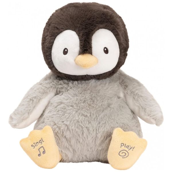 Pelúcia Pinguim para Crianças Maiores de 1 Ano, e, GUND 6059341, Marrom 110v
