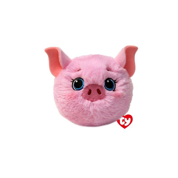 Pelúcia Porquinho Rosa TY Posey Beanie Bouncers Bolinha Macia Original