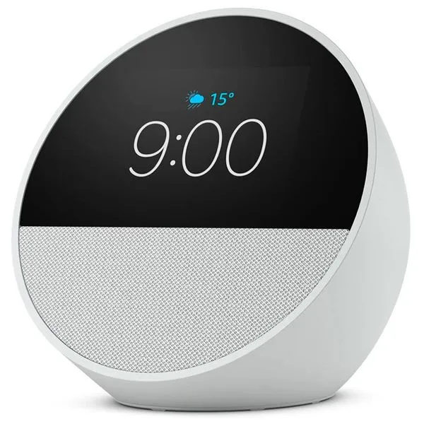 Assistente De Voz Alexa Echo Spot 2024 Amazon Branco B0C2S3VVLW (MP)
