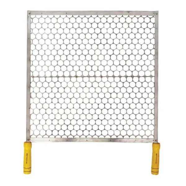 Grelha Inox com Cabo de Madeira 50 x 50 cm - 1345 - MSE