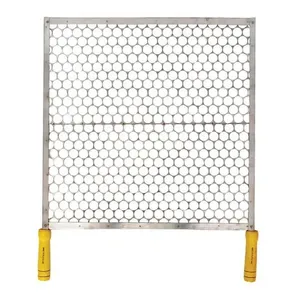 Grelha Inox com Cabo de Madeira 50 x 50 cm - 1345 - MSE