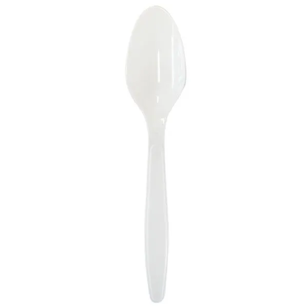 Colher Linha Forte Plástico Ps Branca 20 Unidades TBFCRB20F - Bello Festas