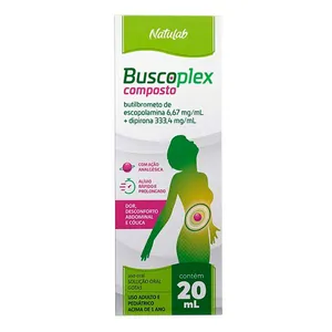 Analgésico e Antiespasmódico Buscoplex Composto 6,67mg/ml + 333,4mg/ml 20ml