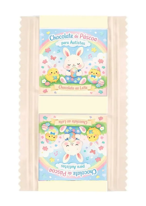 Kit 12 adesivos de Páscoa religiosos para tabletes de chocolates 5 cm - Faça você mesmo