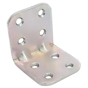 Placa de Junção Dobrada com 2 Peças 30x30x2mm Aço Galvanizado - 2788 - MINUBRAS