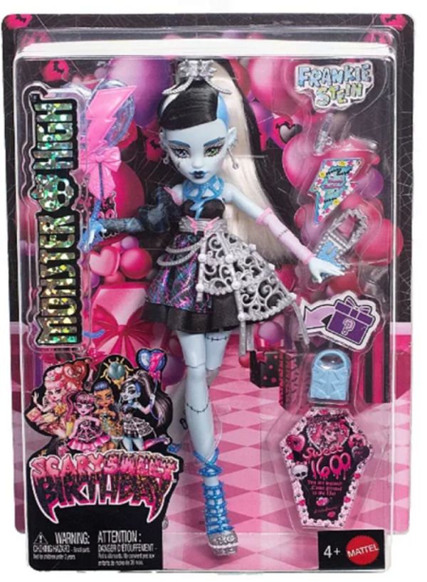 Monster High Core Aniversario Monstruoso Boneca Frankie Stein 28 Cm C/ Acessorios - Mattel