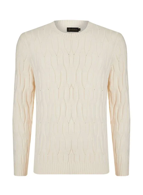 Suéter Tricot Regular Fit Tranças Masculino Individual XGG