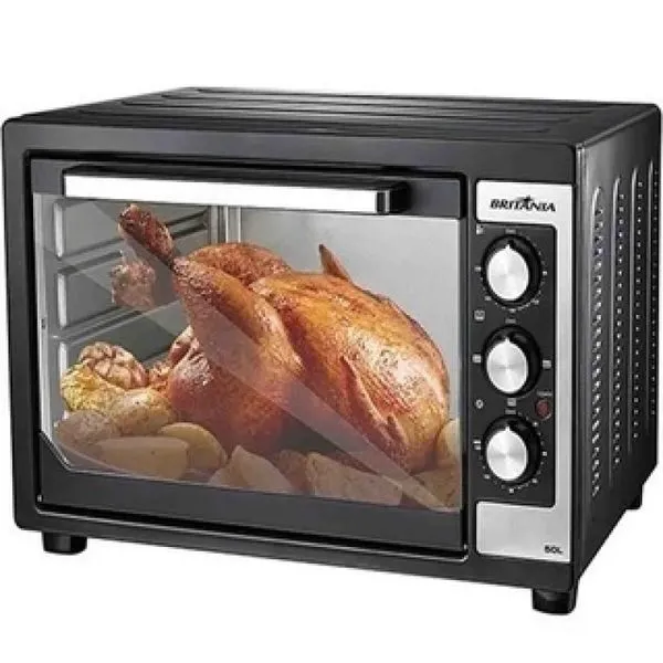 Forno Eletrico Bancada Britania 50 Litros Dourador 2000wts 127v Bfe50p