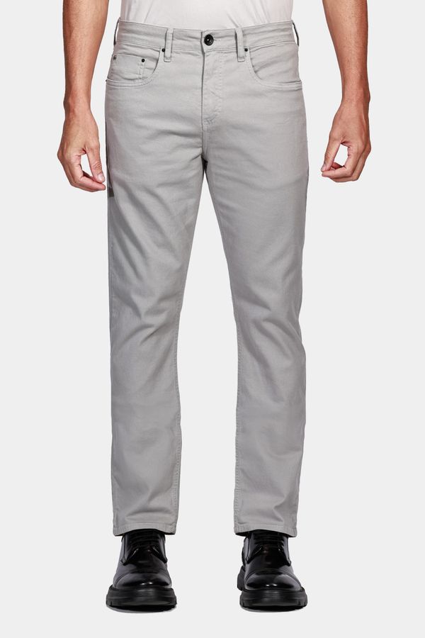 Calça Slim Moletom Color Cinza - 46