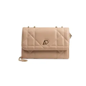 Bolsa Feminina Transversal Pequena Estela Bege 0280786071001