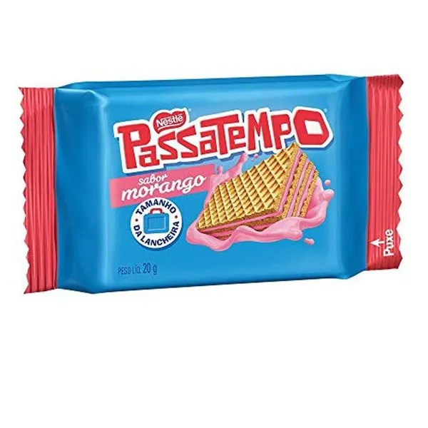 BISCOITO PASSATEMPO MINI WAFER MORANG 20GR