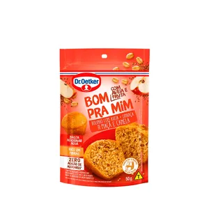 Bolo Zero Açúcar Maçã Aveia e Chia Dr. Oetker - 50g