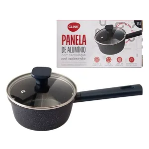 Panela Royal Alumínio Antiaderente E Indução Azul Escuro 16cm 1,3 Litros CK6392 - Clink